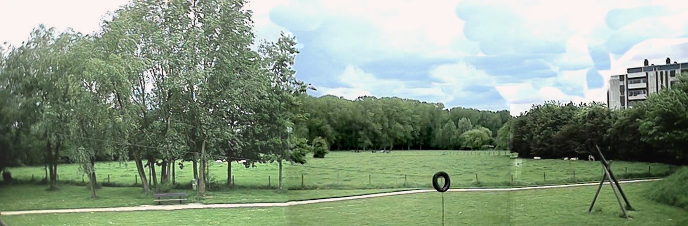 panoramafoto zone achter L. Gruyaertstraart